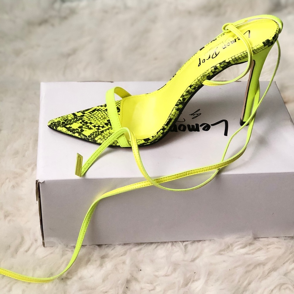 Lemon Drop (neon heels)
